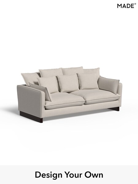 Textured Woven/Silver Grey Whitby By Made (H89513) | £1,575