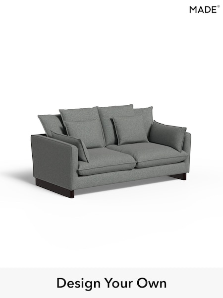 Textured Woven/Ink Blue Whitby By Made (H89521) | £1,475