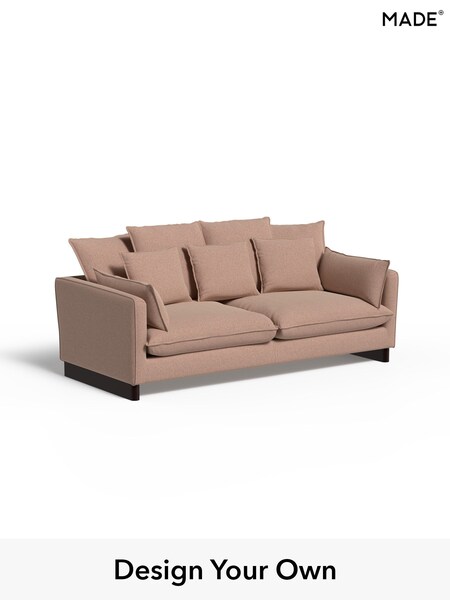 Textured Woven/Plaster Pink Whitby By Made (H89523) | £1,575