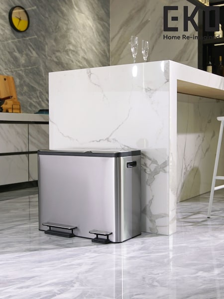 Eko Stainless Steel Ecocasa Bin (H89553) | £150