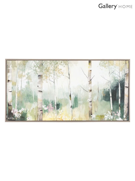 Gallery Home Multicoloured Maple and Blossom Framed Canvas (H89560) | £68
