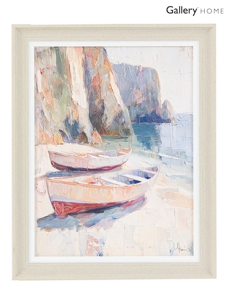 Gallery Home Multicoloured Murmuring Shores Framed Canvas (H89567) | £34