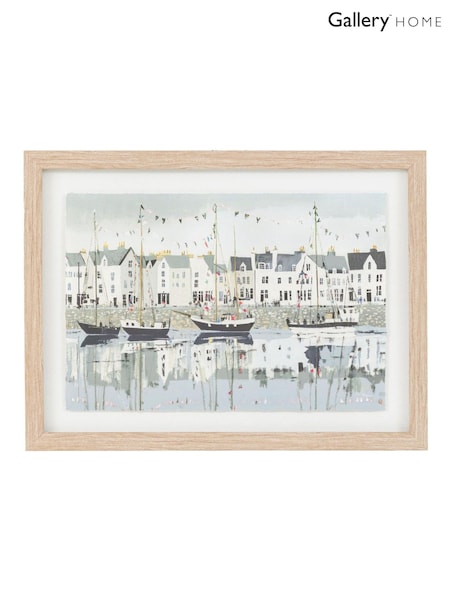 Gallery Home Multicoloured Port Existence Framed Art (H89570) | £24