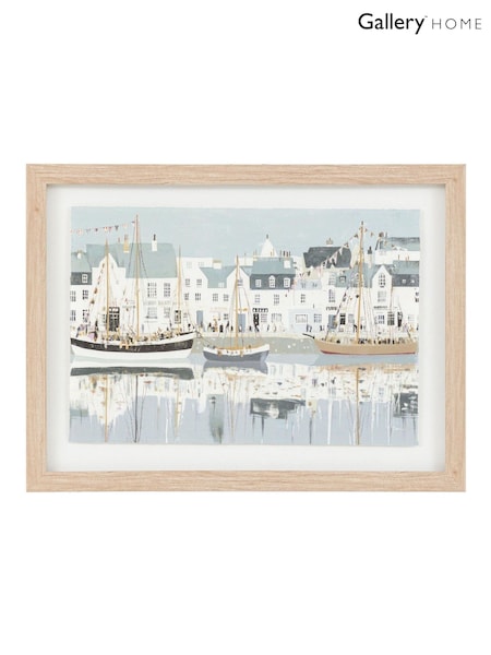 Gallery Home Multicoloured Quayside Chronicles Framed Art (H89577) | £24