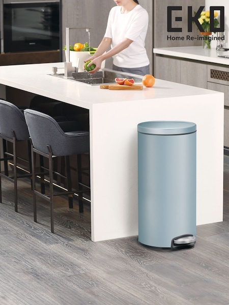 Eko Titanium Blue Eva Sensor Bin 30L (H89581) | £90