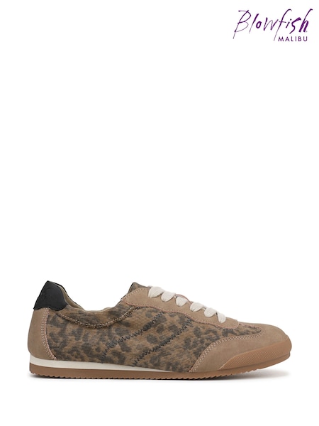 Blowfish Malibu Regular Fit Lana Lace Up Brown Trainers (H89617) | £60