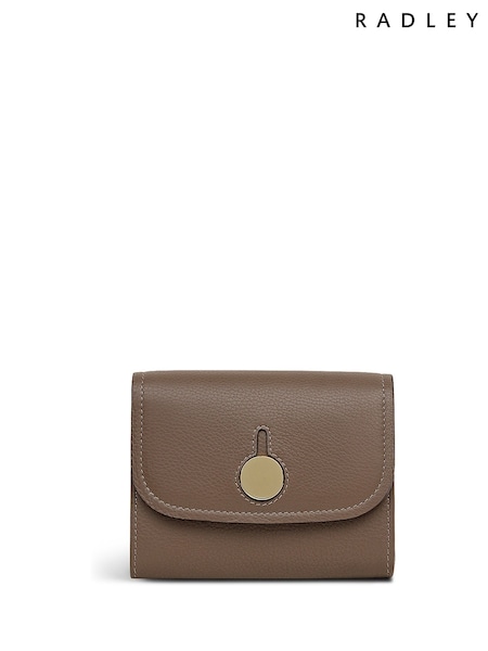 Radley Medium Bathurst Mews Flap Over Brown Purse (H89652) | £79
