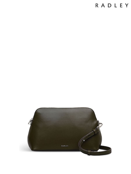 Radley Medium Green Liverpool Street Ziptop Cross-Body Bag (H89691) | £179