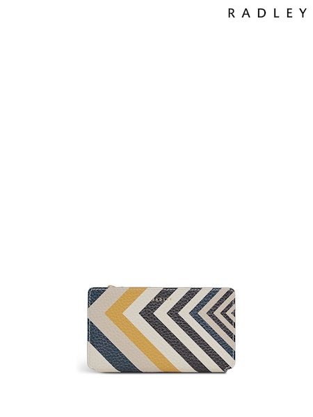 Radley Medium Natural Coin Street Print Zip Top Purse (H89692) | £79