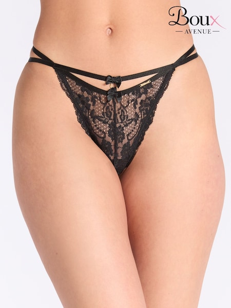Boux Avenue Vanessa Lace Tanga Thong (H89762) | £18