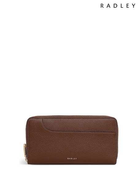 Radley Large Pockets Zip-Around Matinee Brown Bag (H89854) | £99