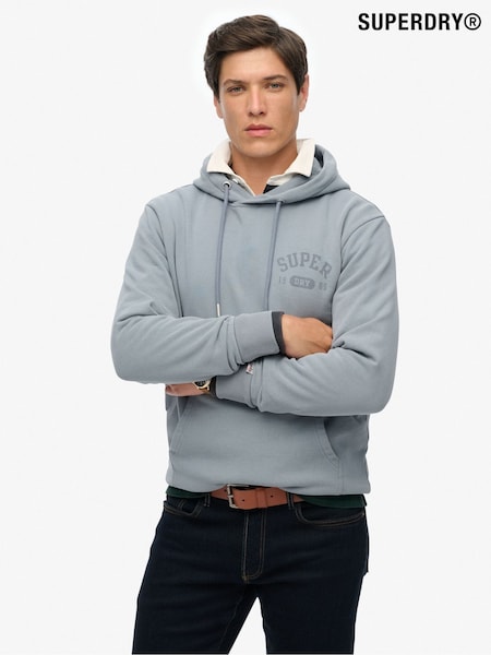 Superdry Blue Athletic Essentials Hoodie (H90272) | £55