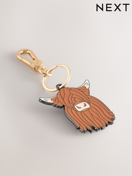 Brown Hamish Bag Charm (H90348) | £12