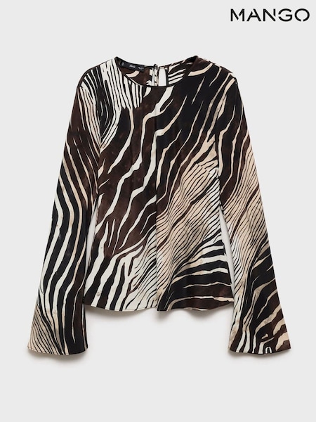 Mango Black Alegra Blouse (H90414) | £45