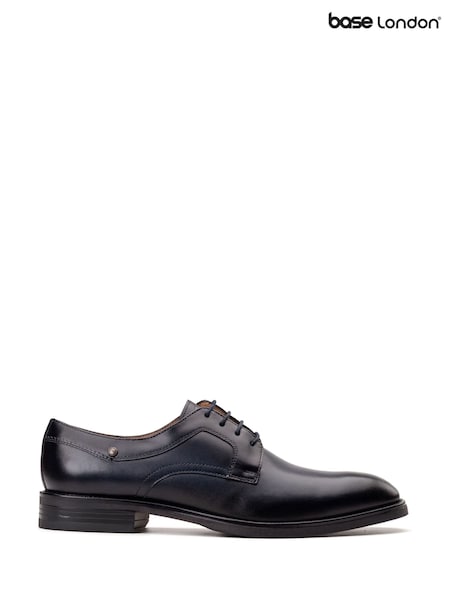 Base London Navy Blue Sleeve Lace Up Shoe (H90465) | £65
