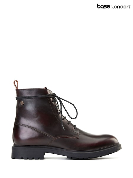 Base London Wine Red Brunel 7 Eyelet Boot (H90507) | £85