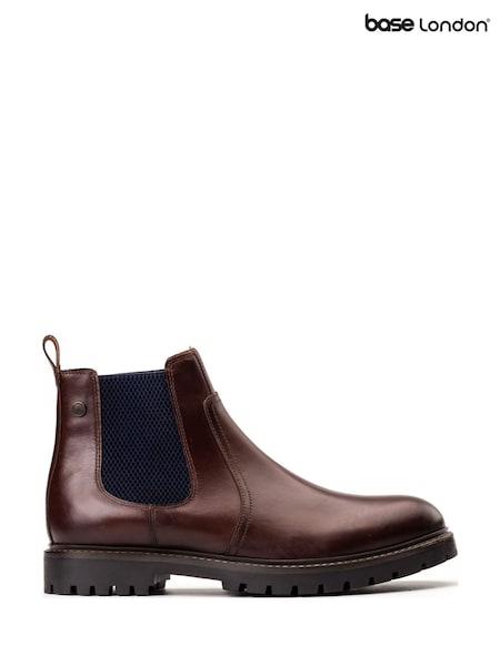 Base London Brown Zinc Chelsea Boot (H90520) | £85
