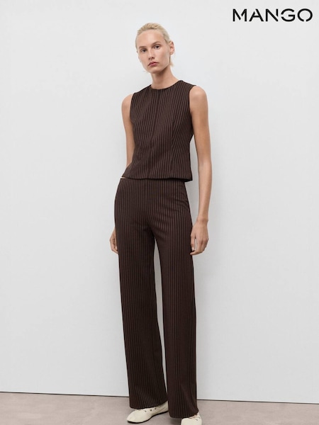 Mango Brown Brin Top (H90587) | £30