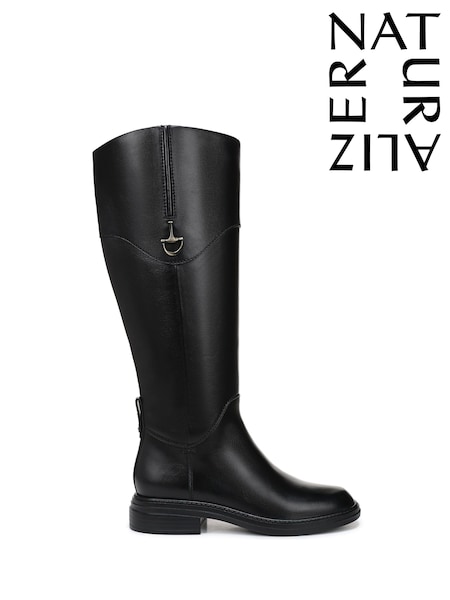 Naturalizer Oslo Regular Fit Knee High Black Boots (H90891) | £250