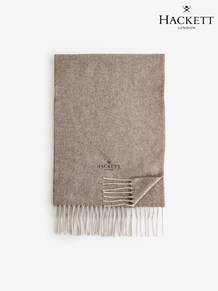 Hackett Cashmere Wool Twill Scarf (H91180) | £75