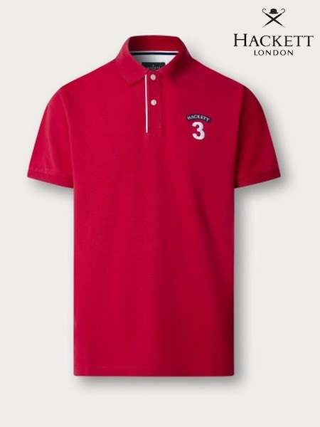 Hackett Heritage Embroidered Number Polo Shirt (H91211) | £120