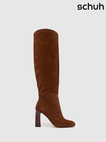 Schuh Draya Suede Knee High Boots (H91823) | £100
