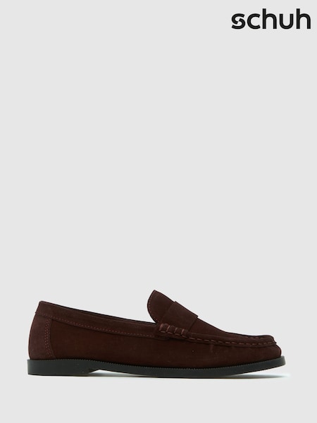 Schuh Red Libbie Leather Loafers (H91861) | £55