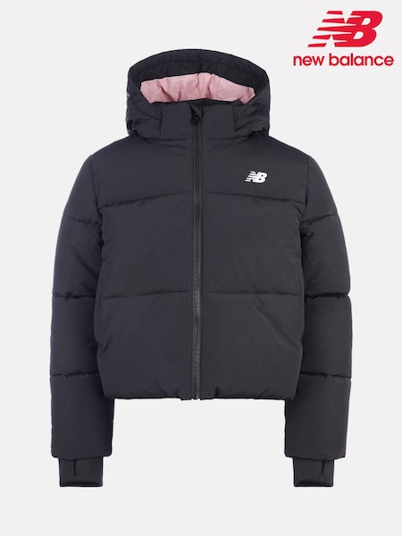 New Balance Black Wide Baffle Puffer Jacket (H92021) | £95 - £114