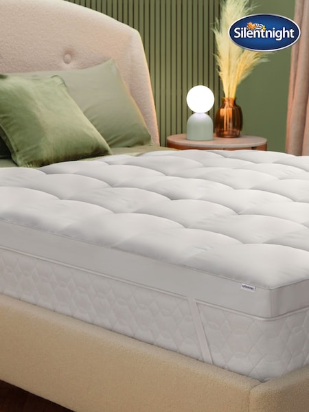 Silentnight White Anti Allergy Ultimate 10cm Mattress Topper (H92149) | £40 - £60