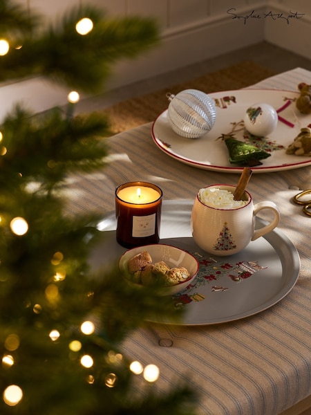 Sophie Allport White Cosy Christmas Stoneware Mug (H92387) | £16