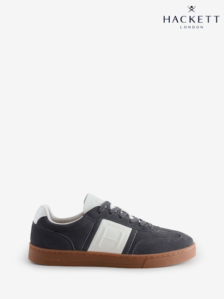 Hackett Harper League Suede and Leather Trainers (H92455) | £110