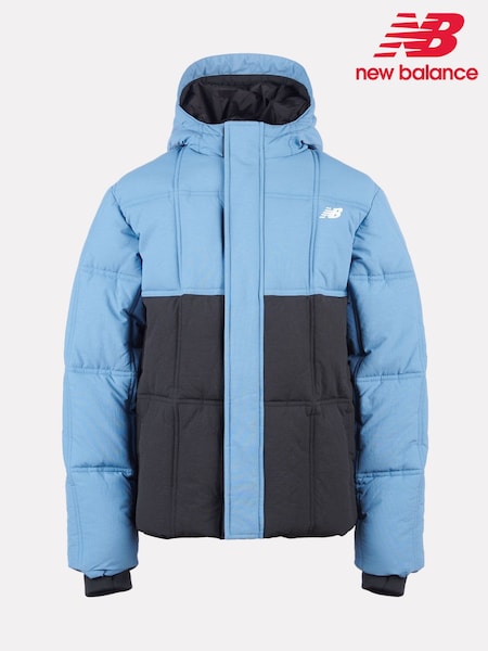 New Balance Blue Quilted Puffer Coat (H92470) | £95 - £114