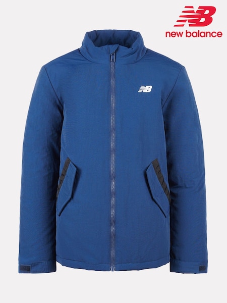New Balance Blue Wadded Funnel Jacket (H92472) | £85 - £102