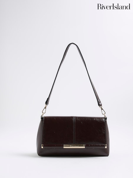 River Island Red Bar Front Clutch Bag (H92504) | £26