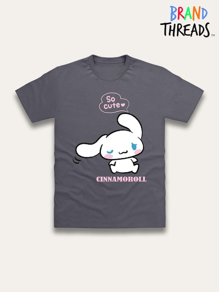 Brand Threads Grey Cinnamoroll T-Shirt (H92581) | £18