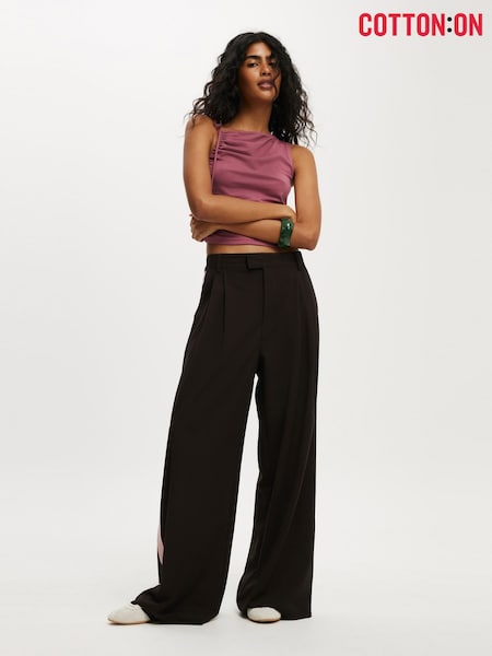 Cotton On Blue Izzy Pleated Trousers (H92759) | £35