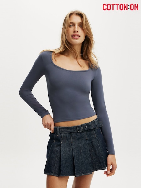 Cotton On Blue Hold Me Long Sleeve Top (H92774) | £19