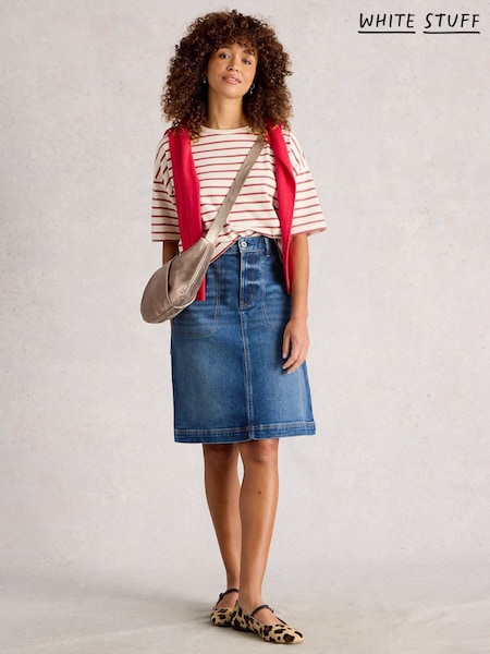 White Stuff Blue Tia Denim Skirt (H92822) | £55
