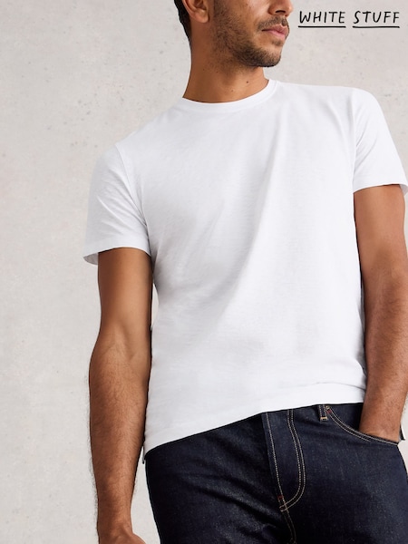 White Stuff White Abersoch Short Sleeve T-Shirt (H92924) | £25