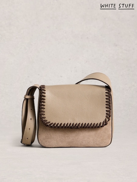 White Stuff Natural Isabelle Satchel Bag (H92926) | £75