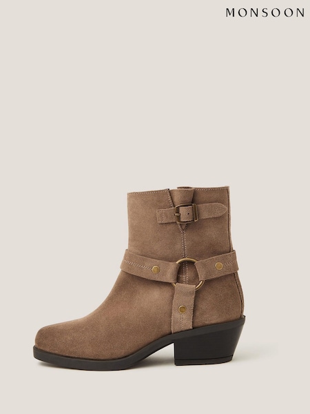 Monsoon Brown Eden Suede Ankle Boots (H93127) | £85