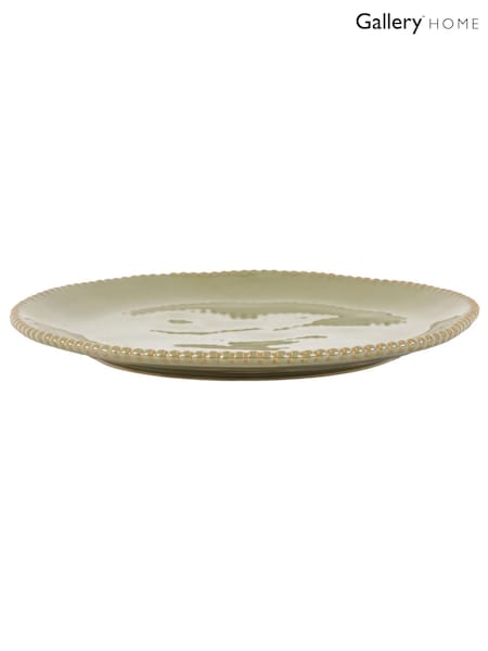 Gallery Home Set of 4 Olive Blair Beaded Dinner Plates (H93150) | £45