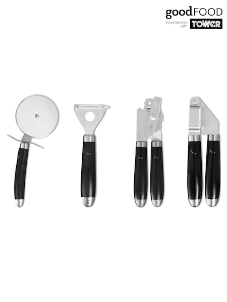 Good Food 4 Piece Black Gadget Set (H93487) | £40