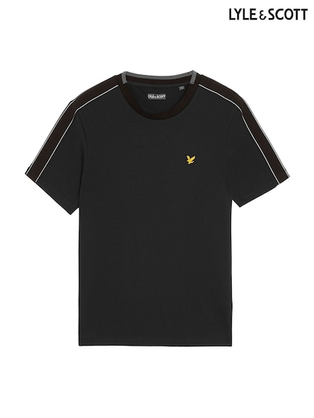 Lyle & Scott Black Tape T-Shirt (H93554) | £35