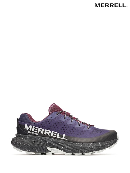 Merrell Purple Agility Peak 5 Gore Tex Hiking Shoes (H93586) | £160