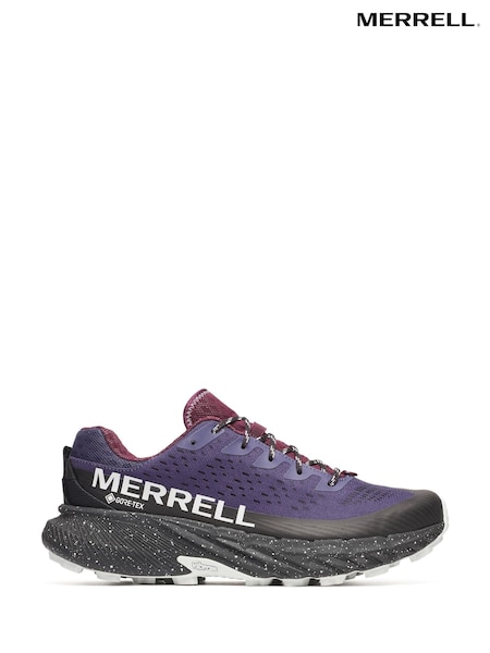 Merrell Purple Agility Peak 5 Gore Tex Hiking Shoes (H93599) | £160