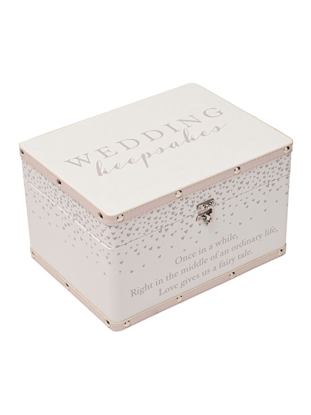 Widdop Ivory Medium Amore Wedding Keepsakes Luggage Box (H93691) | £30