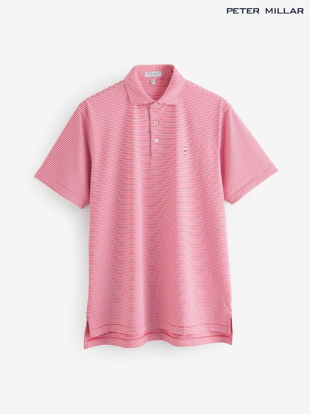Peter Millar Pink Grace Performance Golf Polo Shirt (H93896) | £85