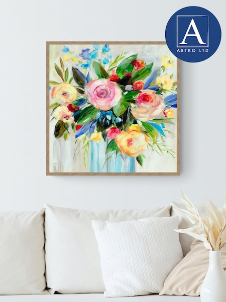 Artko Birch Rose Bunch By Asia Jenson Framed Art (H93936) | £70