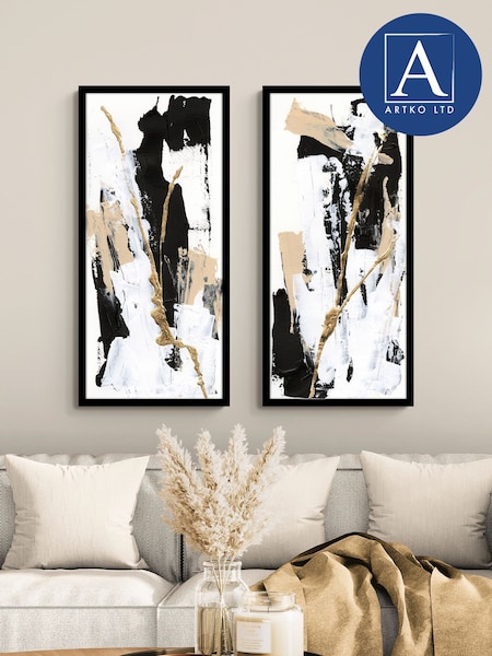 Artko Set of 2 Black Composites By Chris Paschke Framed Arts (H93938) | £175